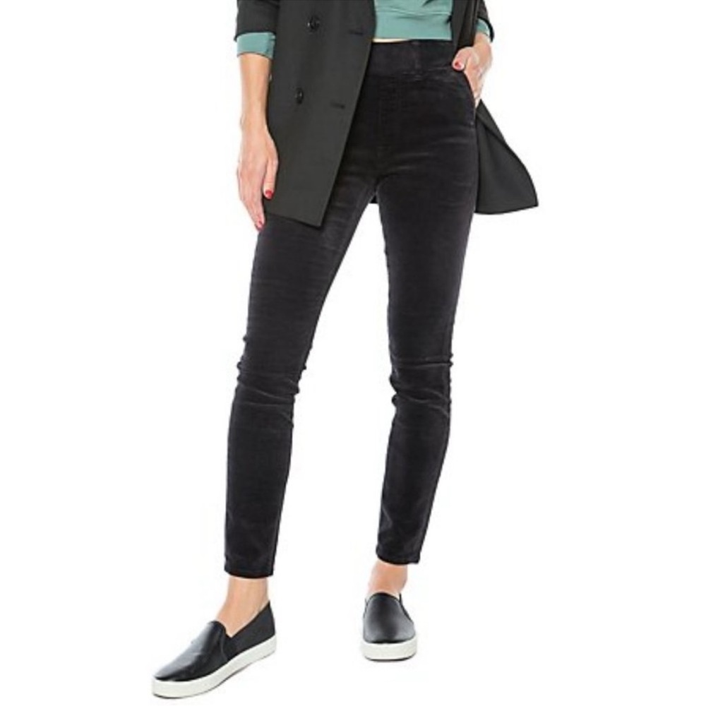 Juicy Couture California Skinny Pull-On Corduroy Pants -‎ Size 8 - Black - NWT